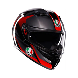 Casco AGV K3 Striga Black/Grey/Red