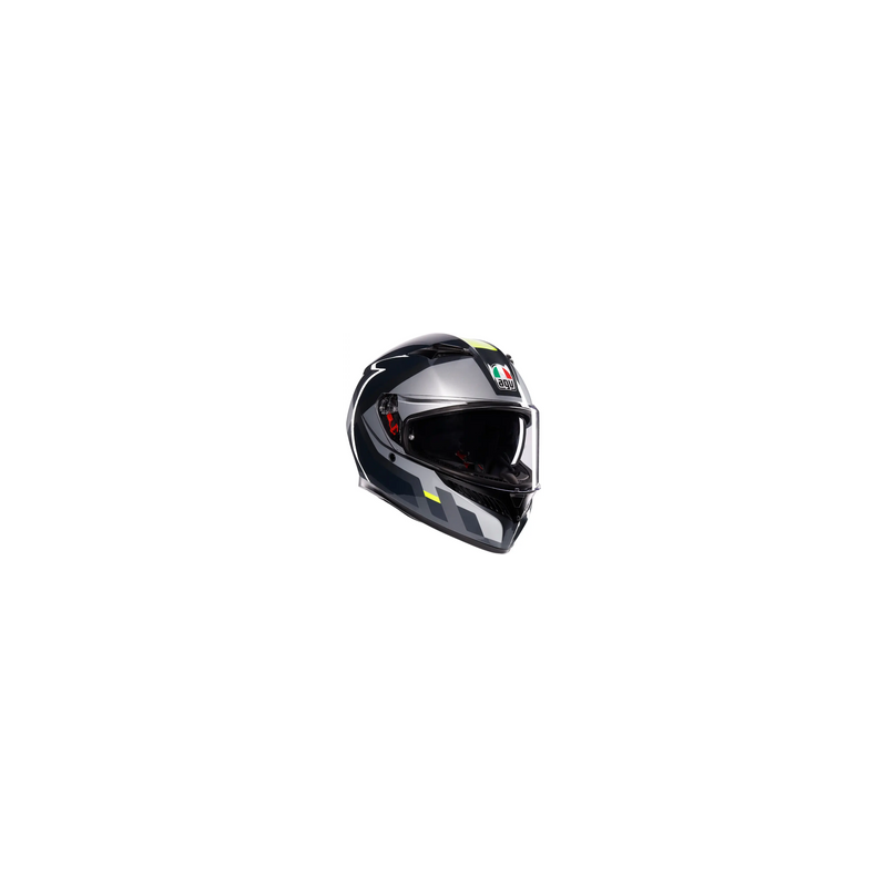 Casco AGV K3 Shade Grey/Yellow Fluo