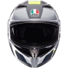 Casco AGV K3 Shade Grey/Yellow Fluo
