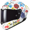 Casco LS2 FF805 Thunder Carbon GP Aero Flowers White