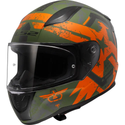 Casco LS2 FF353 Rapid ll Thunderbirds Matt Orange