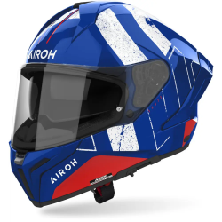 Casco Airoh Matryx Scope Blue / Red Gloss