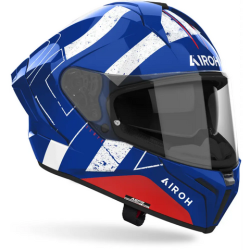 Casco Airoh Matryx Scope Blue / Red Gloss