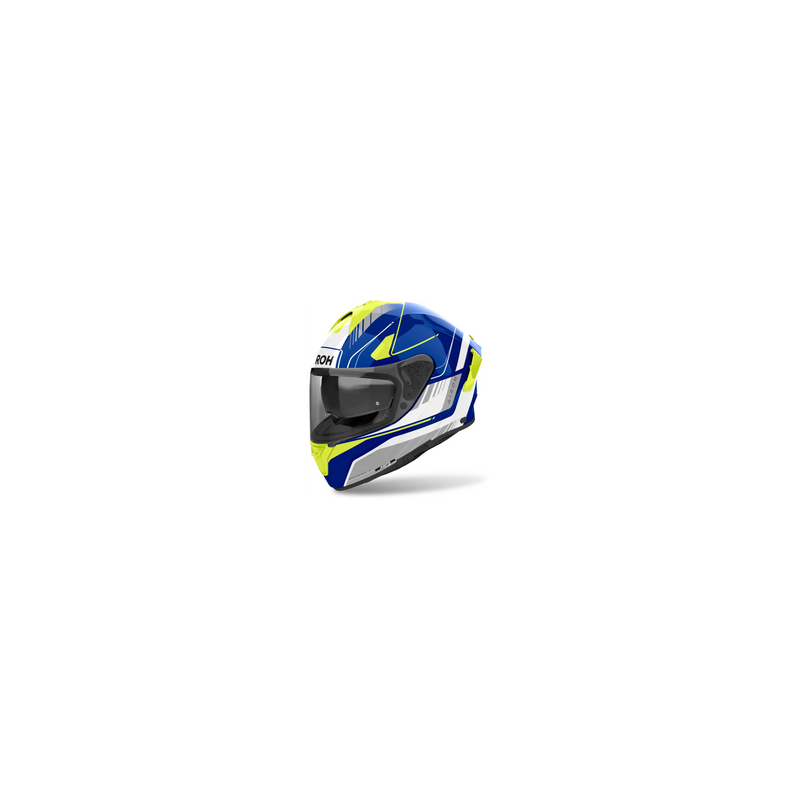 Casco Airoh Spark 2  Chrono Blue / Yellow Gloss