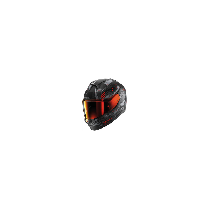 Casco Shark Ridill 2 Molokai Black Matt/Red