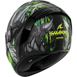 Casco Shark Spartan RS Shaytan Black/Green/Grey