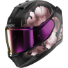 Casco Shark D-Skwal 3 Mayfer Black Matt/Pink