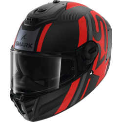 Casco Shark Spartan RS Carbon Shawn Matt Black/Red