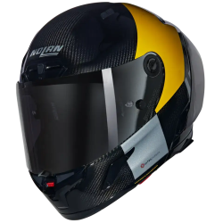 Casco Nolan X-804 RS Ultra Carbon Combo Gara 350 Carbon/Yellow/Grey/Black