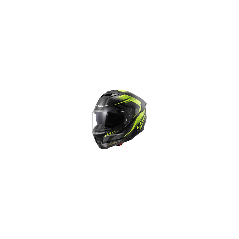 Casco LS2 FF808 Stream II Fury Black/Neon Yellow