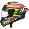 Casco LS2 FF805 Thunder Carbon GP Aero Black Replica