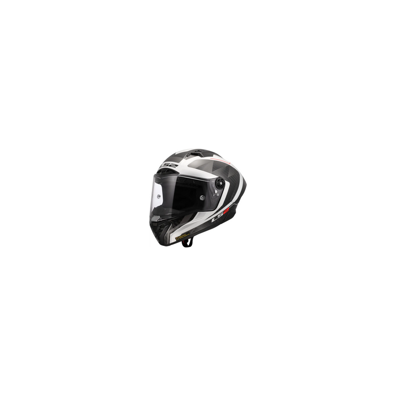 Casco LS2 FF805 Thunder Carbon GP Aero Raute White/Gray