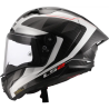 Casco LS2 FF805 Thunder Carbon GP Aero Raute White/Gray